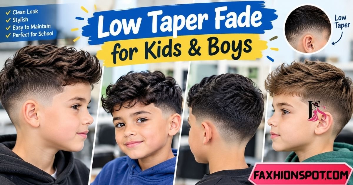 Low Taper Fade for Kids & Boys