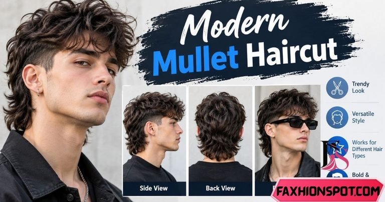 Modern Mullet Haircut