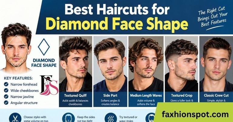 Best Haircuts for Diamond Face Shape