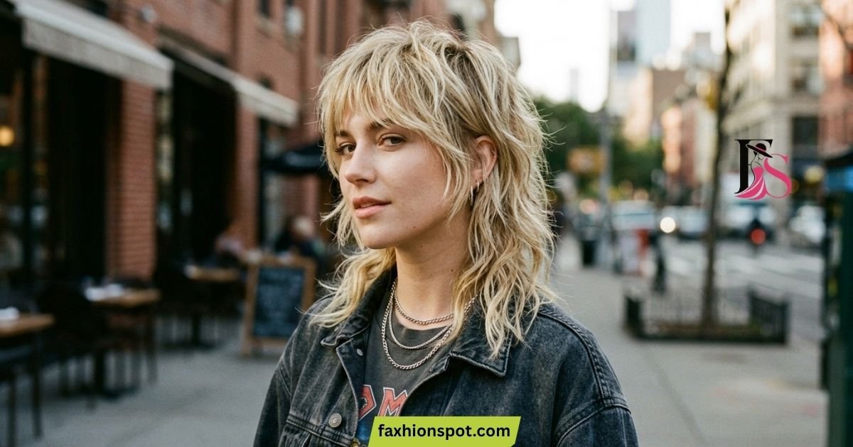 Blonde Modern Mullet