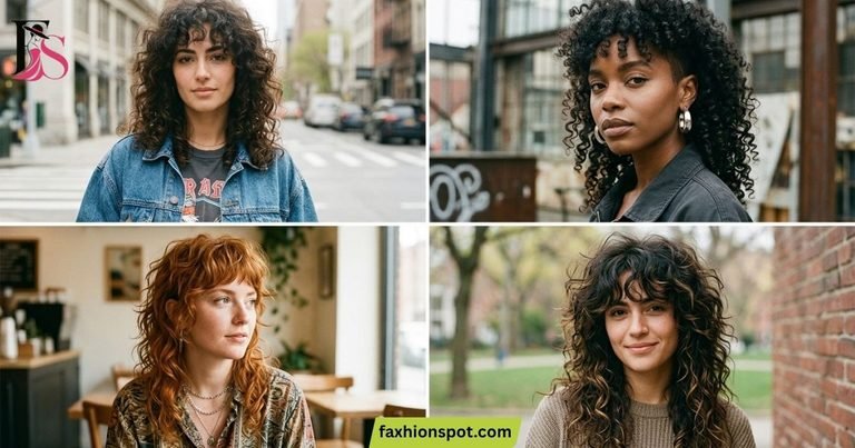 Mullet Curly Hair Styles for Women Trendy Ideas
